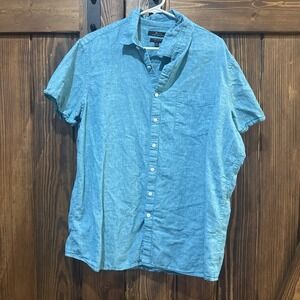 marc anthony XL linen blend shirt Slim Fit